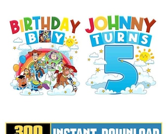 Gepersonaliseerde Toy Story-verjaardag PNG, Buzz Infinity And Beyond, Toy Story-verjaardagsreis, Disneyland-verjaardag, Magic Kingdom, digitale download