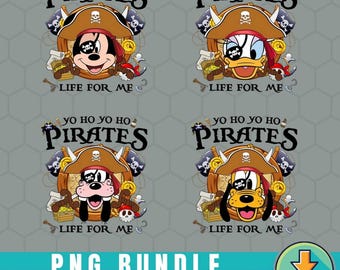 Mickey Pirate of Caribbean png, Pirate Squad png, familiematching, Disneyland Pirate Life-shirt, gezinsvakantie 2025
