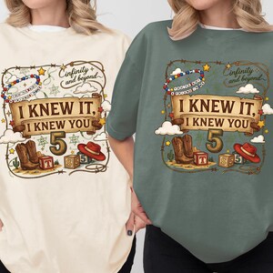 I Knew It, I Knew You Shirt, Infenity and Beyound, TSwift and Toy Story 5 Friendship Shirt, Disneyland ToyStory Shirt, TSwift Music Tee image 3