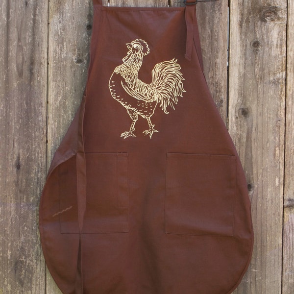 Rooster Apron for Chicken Lovers