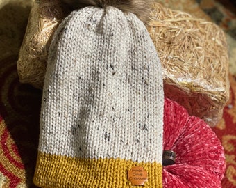 Gorro de punto, Gorro de piel sintética, Gorro de otoño, Gorro de invierno