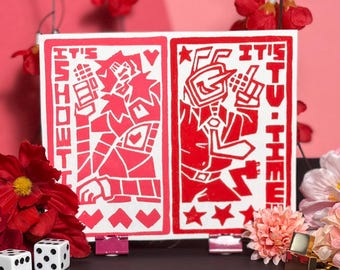 Mettatenna Block Print - The Showmen!