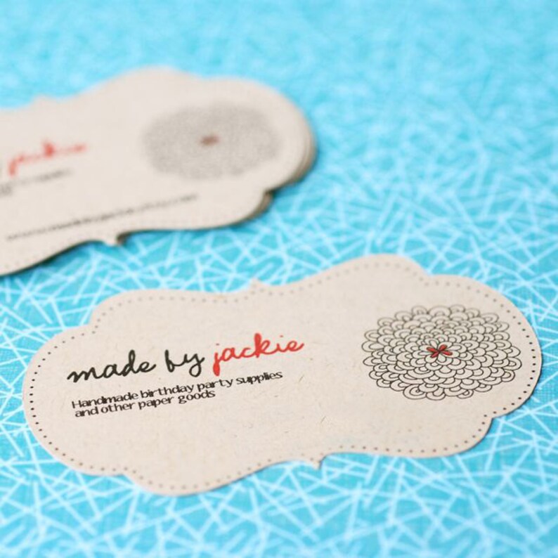 Custom Die Cut Business Cards Small Quantities Etsy