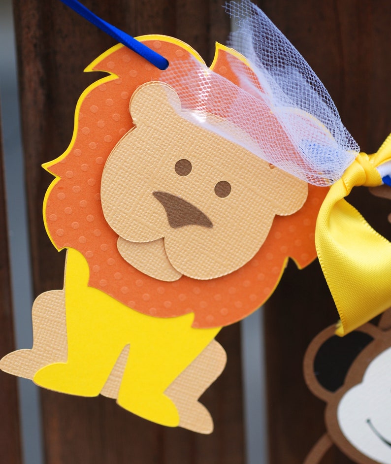 Jungle Themed High Chair Banner Etsy