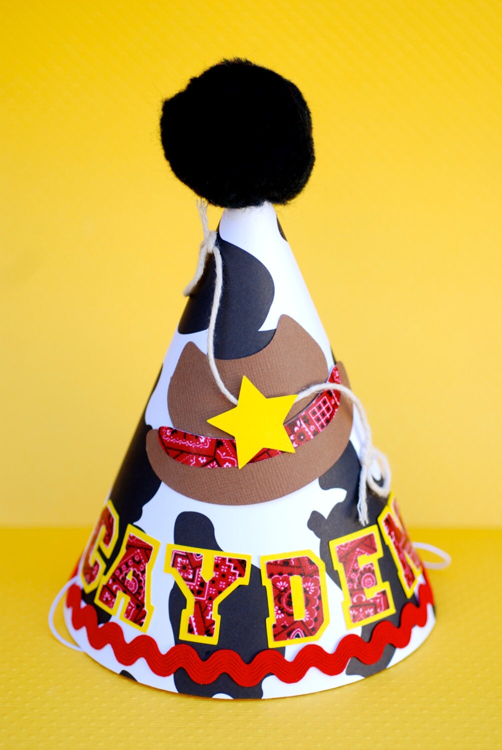 Custom Cowboy Birthday Hat Personalized Etsy