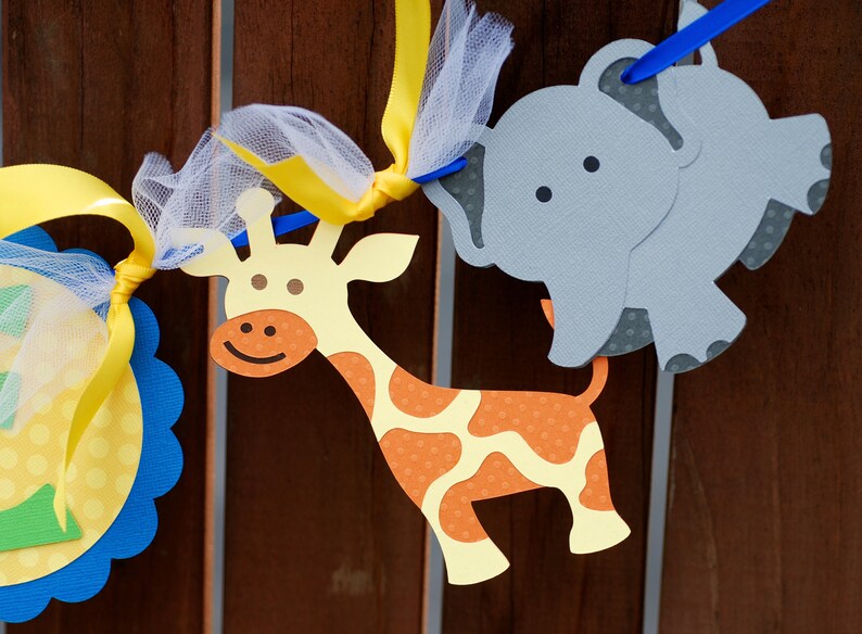 Jungle Themed High Chair Banner Etsy