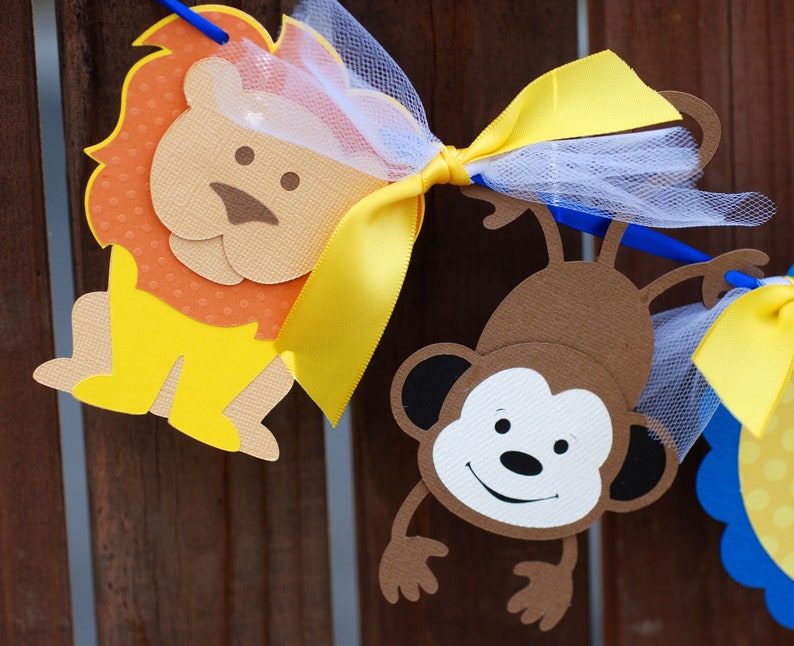 Jungle Themed High Chair Banner Etsy