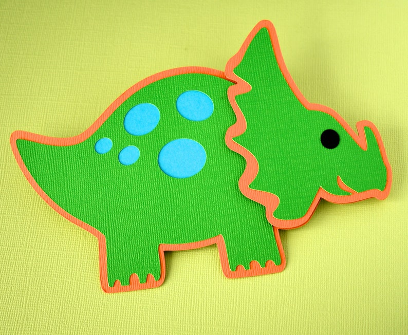 Baby Shower Invitation Die cut Dinosaur Birthday Invitation Dinosaur Party Invitation