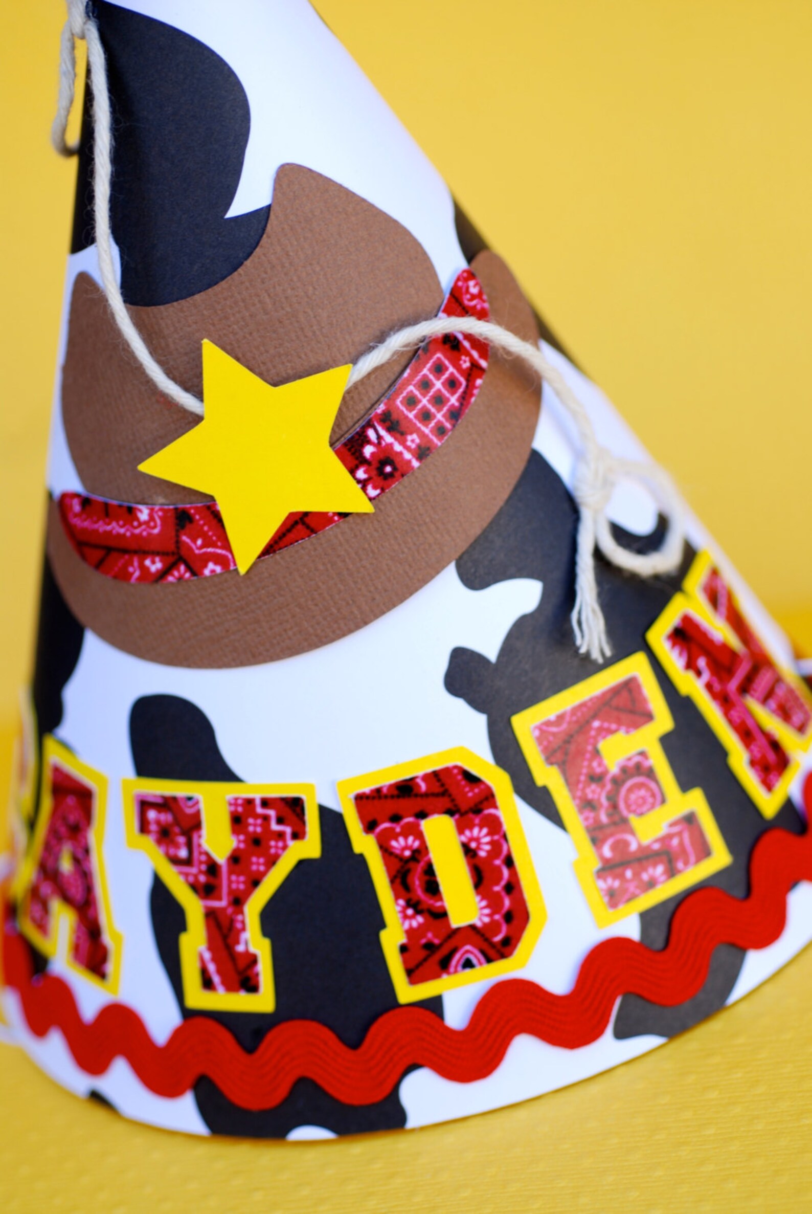 Custom Cowboy Birthday Hat Personalized Etsy