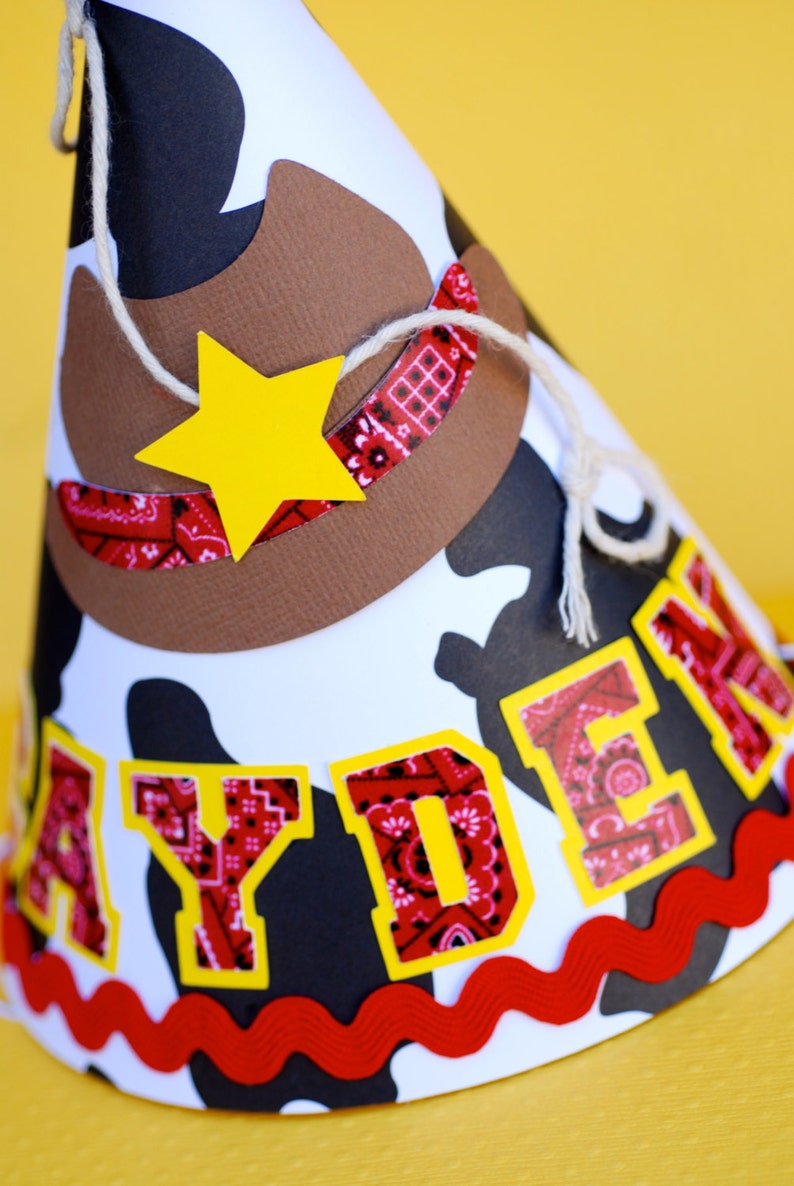 Custom Cowboy Birthday Hat Personalized Etsy
