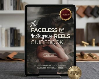 Faceless Instagram Reels Guide MRR, Digital Marketing PDF Download, Aesthetic Content Creation & Social Media Strategy for Passive Income