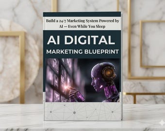 AI Digital Marketing Blueprint | Build a 24/7 Automated System | Passive Income Guide | Learn AI Marketing Strategy | AI Powered Business