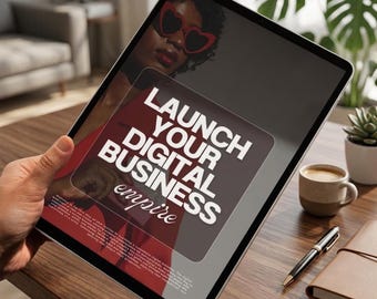 Digital Business Empire Ultimate Entrepreneur's Blueprint | Canva Editable Business Plan Template | Digital Startup Guide | Strategy Kit
