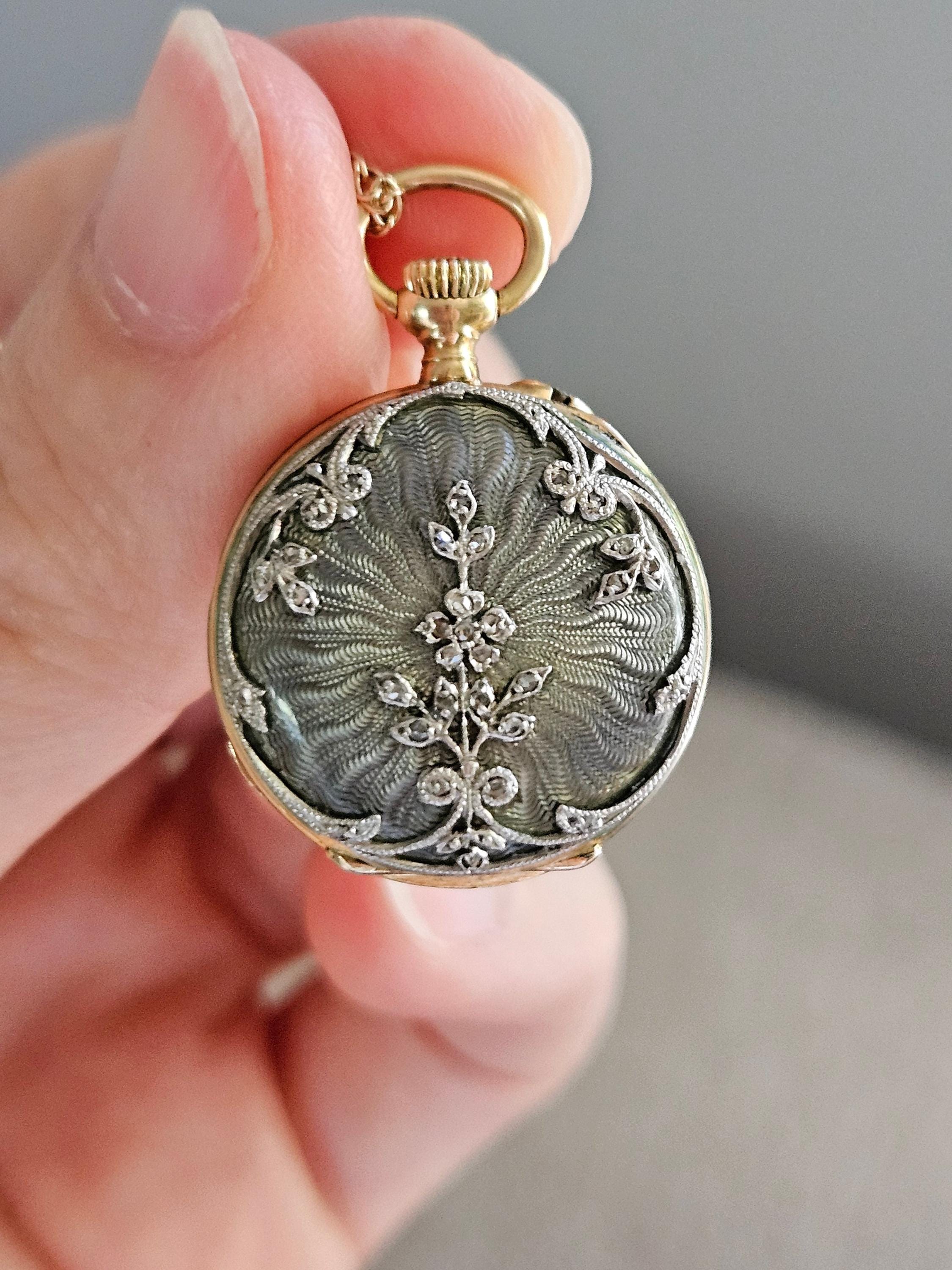 Gold waltham pocket watch - Etsy 日本