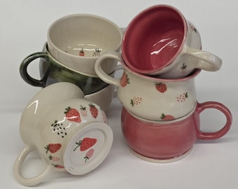 Handmade ceramic mugs