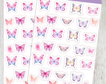 Butterfly Stickers, Butterflies Sticker Sheet