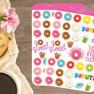 Doughnut Stickers - Donut Stickers - Planner Stickers
