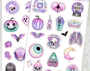 Creepy Cute Halloween Sticker Sheet