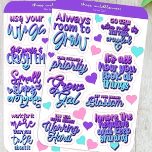 Motivational Stickers, Girl Boss Stickers, Small Business Stickers