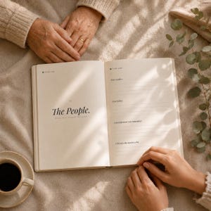 Dementia Memory Book Printable | A Mother's Story | 36 Page Life Story Journal | Editable Canva Template Instant Download