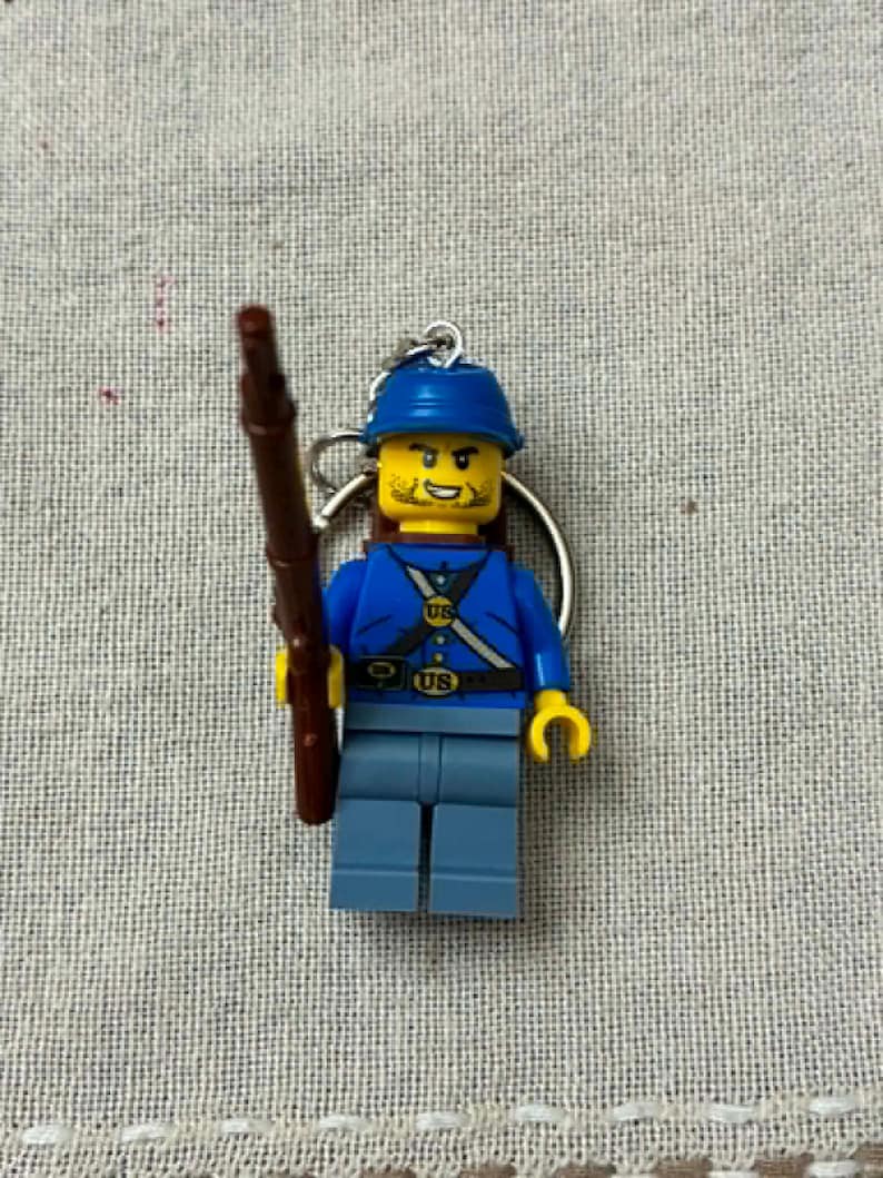 Historical & Military Minifigure Keychains | Revolutionary and Civil ...