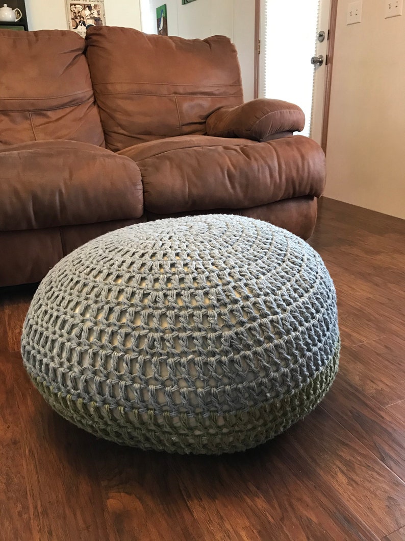 PDF Ottoman Pattern Crochet Pattern Crochet Ottoman Large Etsy
