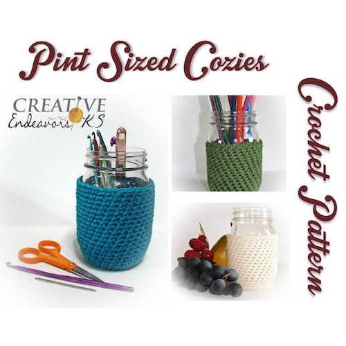 Mason Jar Cover PDF Crochet Pattern - Etsy