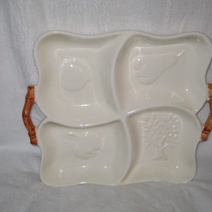 Haeger Pottery Relish Tray SP20 USA