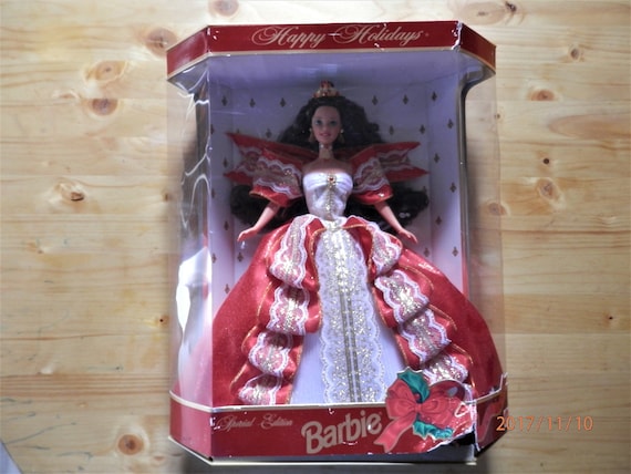 1997 happy holidays barbie special edition value