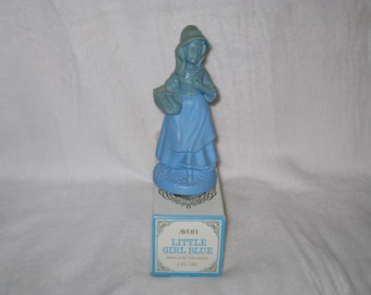 Vintage Avon Perfume Bottle - Little Girl Blue - Etsy