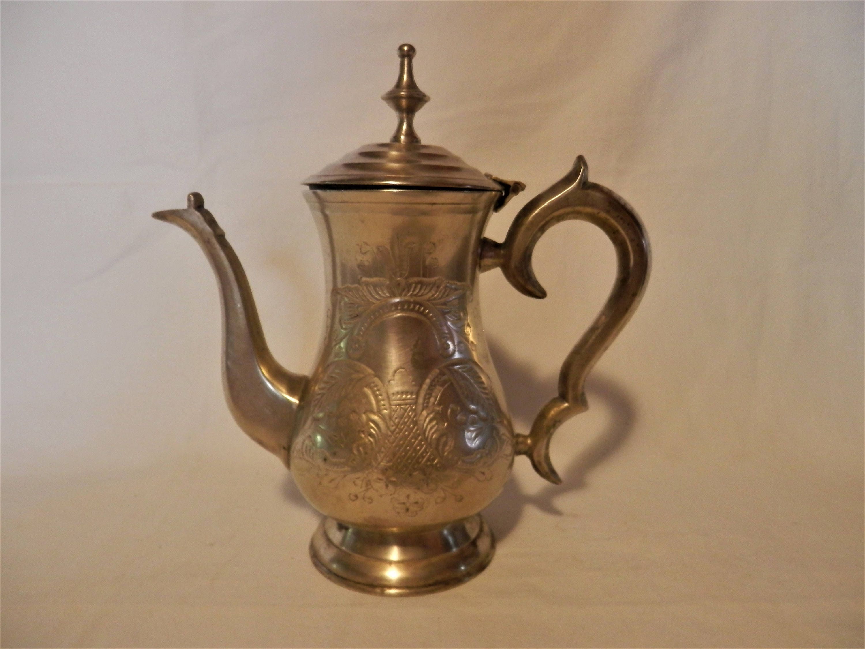 EPNS Electroplated Nickel Silver Plate Teapot Vintage Etsy