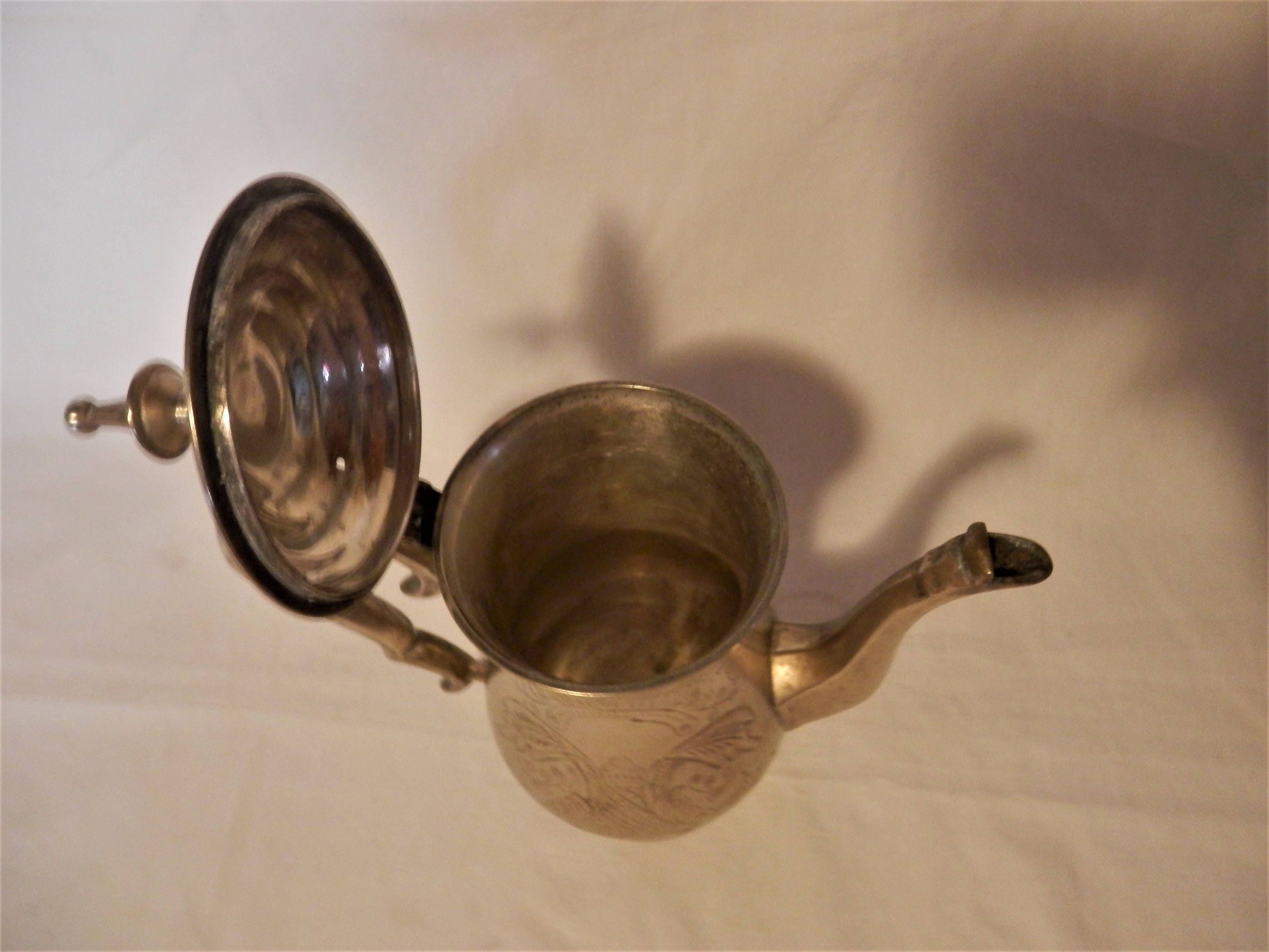 EPNS Electroplated Nickel Silver Plate Teapot Vintage Etsy