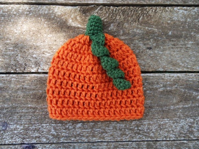 Pumpkin Hat Diaper Cover Set for Baby 0-3 Month Size Photo Prop