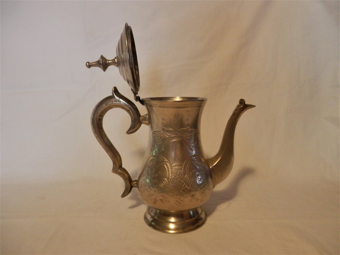 EPNS Electroplated Nickel Silver Plate Teapot Vintage Etsy