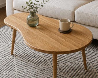 Solid Oak Coffee Table | Handmade Scandinavian Design