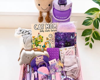 Cat Lover Mystery Scoop Box | Cat Mom Stationery, Self-Care, Household Items