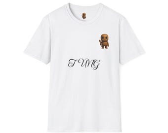 Baby Tung Tung Sahur T-shirt with 'Tung' handwriting
