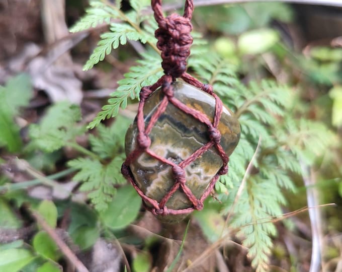 Genuine Handmade Ocean Jasper Crystal Necklace