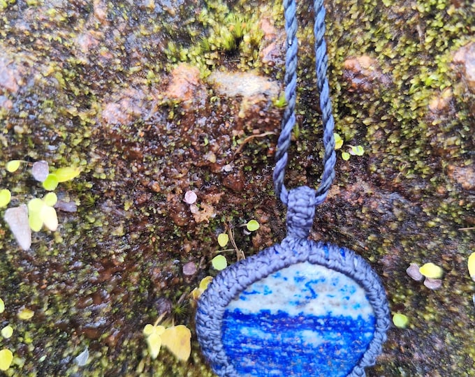 Handmade Lapis Lazuli Crystal Necklace