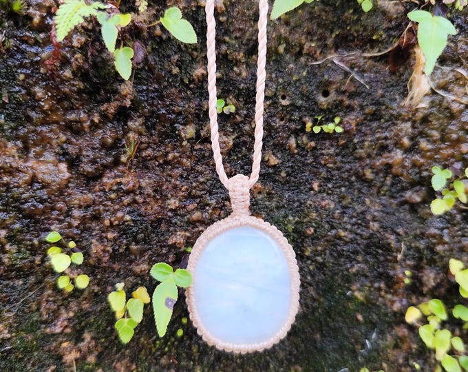Genuine Handmade Moonstone Crystal Necklace