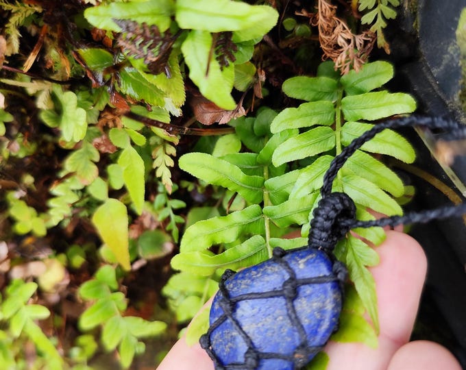 Genuine Handmade Lapis Lazuli Crystal Necklace