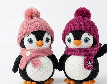 Penguin Pals Amigurumi Crochet Pattern PDF | Beginner Friendly Stuffed Toy |