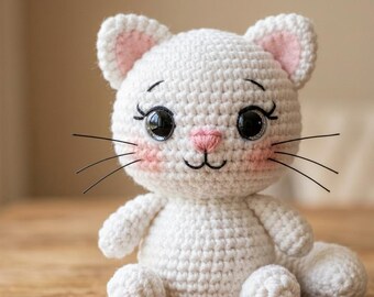 Cat Crochet Pattern PDF | Amigurumi