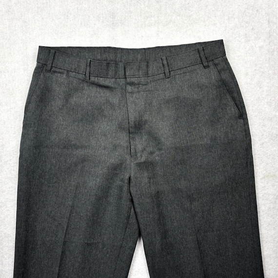 Vintage Levis Action Slacks Mens 38x32 Gray Dacron Po… - Gem