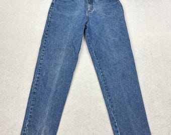 Vintage Bill Blass Easy Fit Jeans Womens 12 Tall 32x31 Blue High Rise Mom Denim