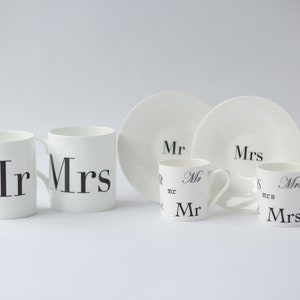 Mr & Mr Bone China Mugs, Mr and Mr Mug Set, Gay Wedding Gift, LGBTQ, Wedding Gift, Engagement Gift, Couples Gift, Valentines Day Gift image 5