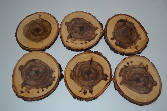 Custom Wood Slice Coasters - Third Coast Bakery