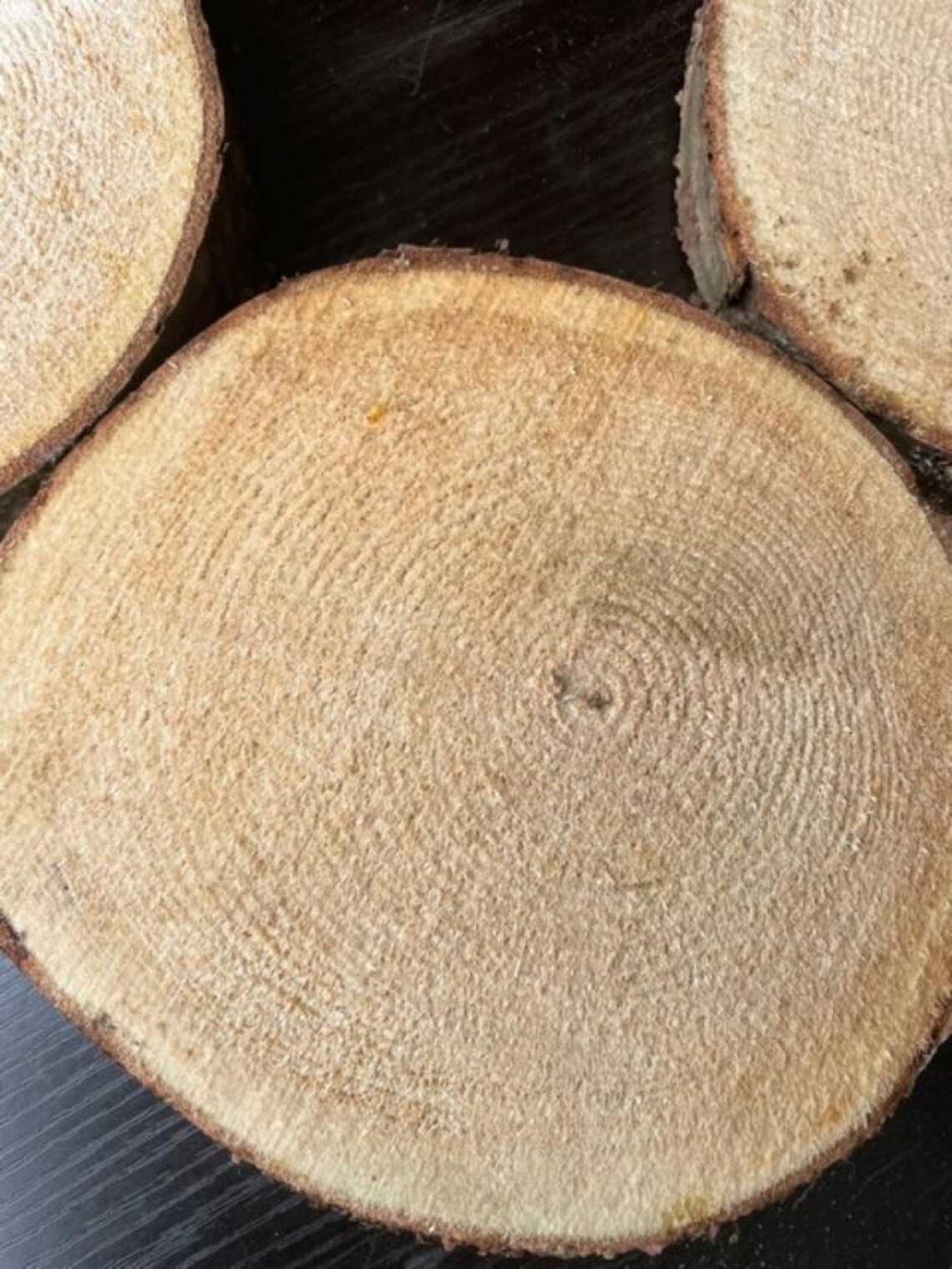 Balsam Fir Wood Slices Wood Rounds Wood Slabs Unsanded Etsy