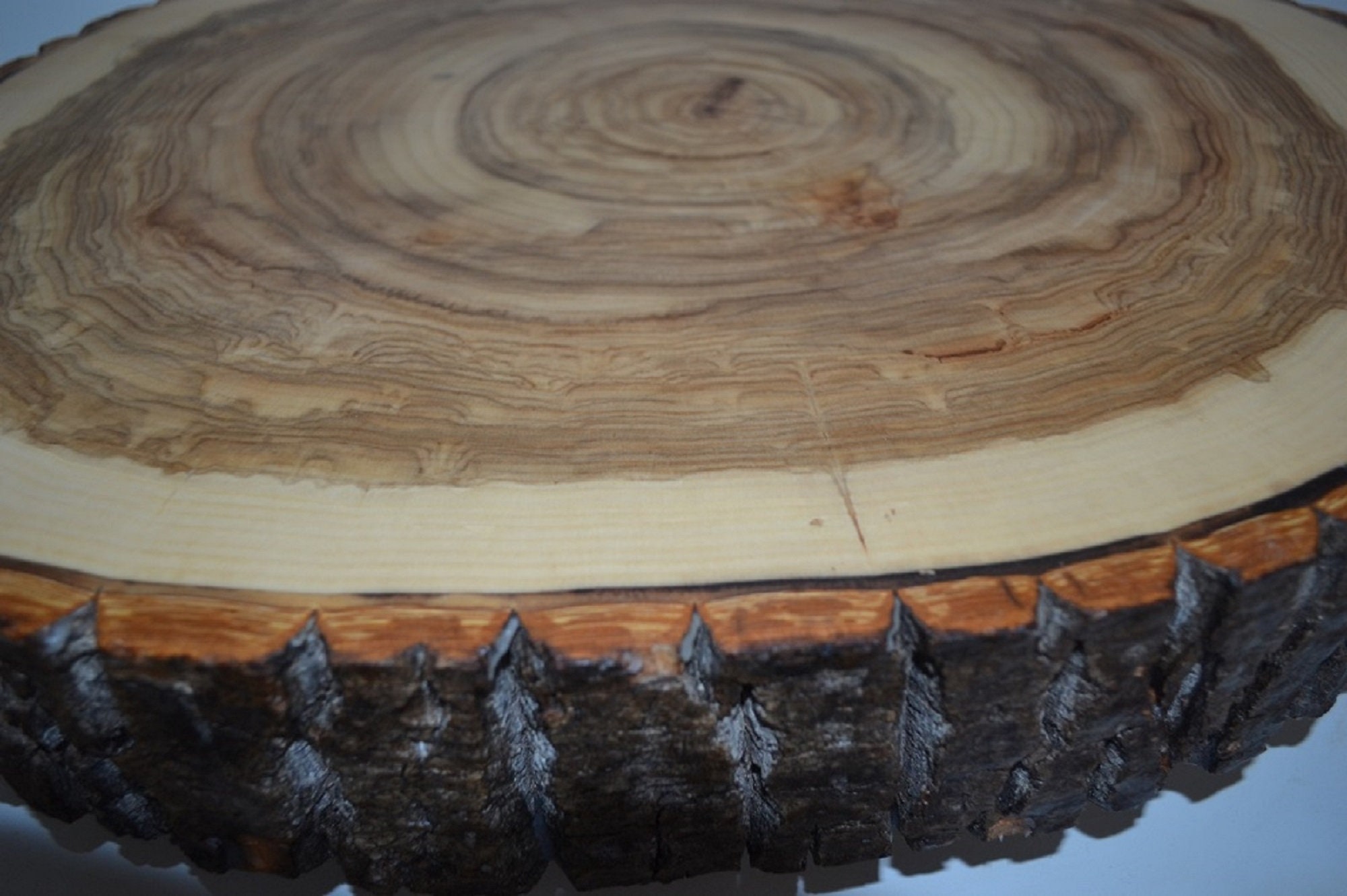 Log Slice Slab for Cake Stand, Cutting Board