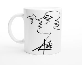 11 oz witte keramische mok
